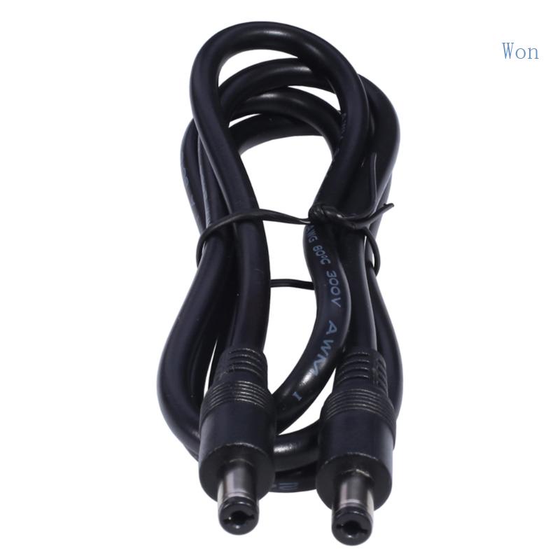 Dây Cáp Nối Nguồn Điện 18AWG DC5 5Mx2 1mm Male Sang Male