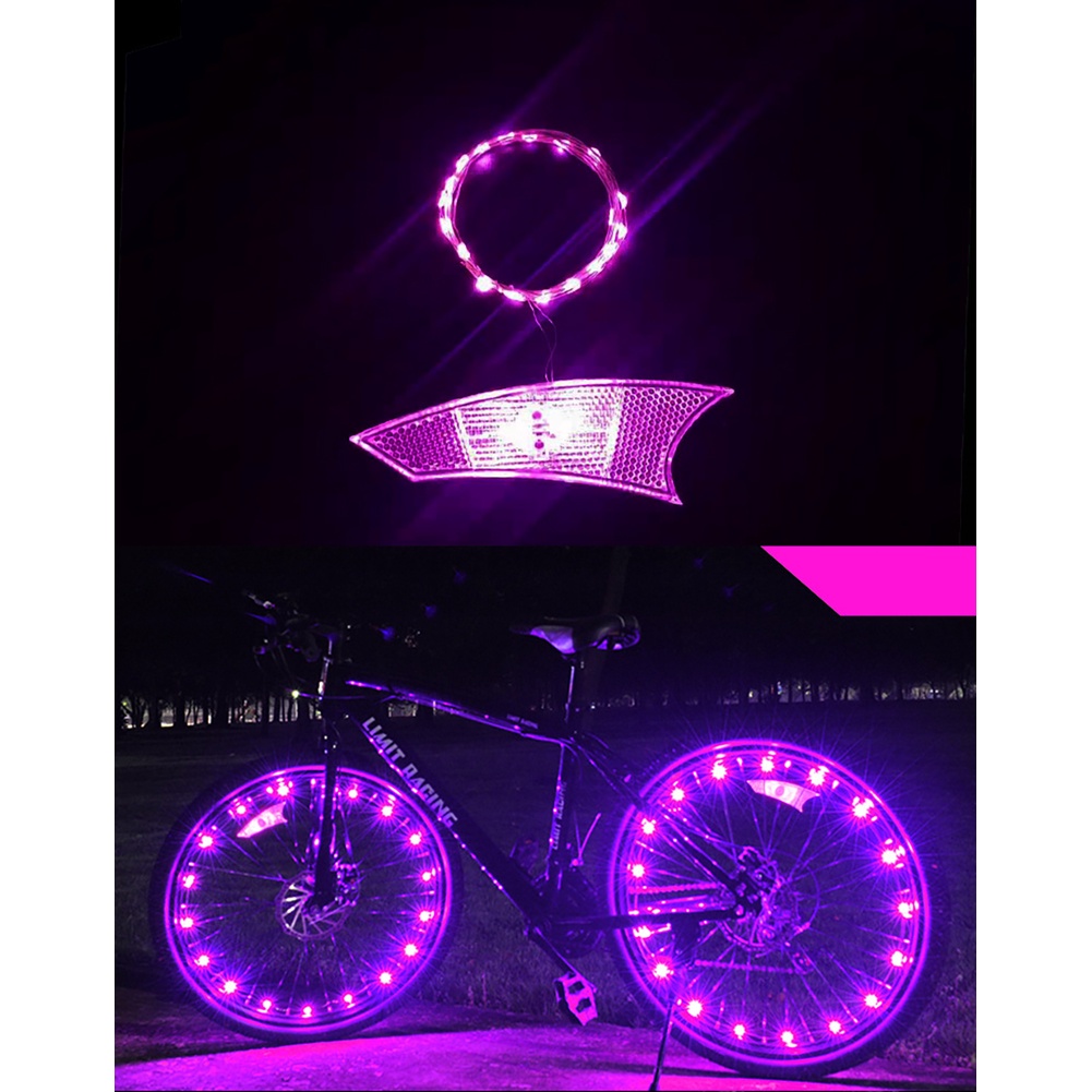 HOT WHEELS Hàng Mới Về Mới Dây Đèn Led Trang Trí Bánh Xe Đạp