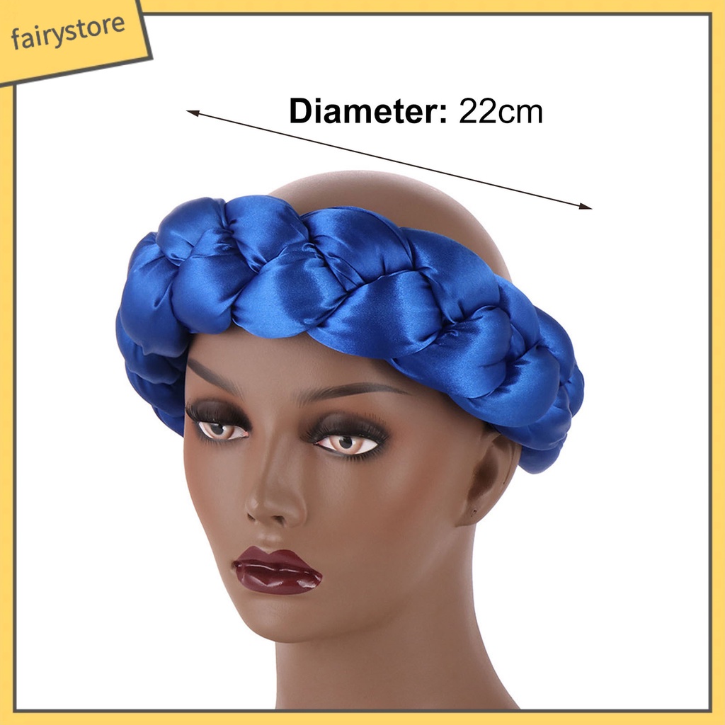 Băng Đô Cài Tóc Dày Dặn Màu Trơn Dùng Rửa Mặt Cho Nữ