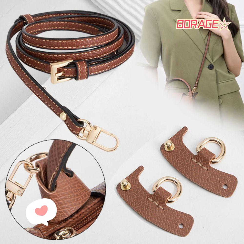Dây Đeo Túi Xách Bằng Da Thật Không Cần Đục Lỗ Thay Thế Cho Longchamp