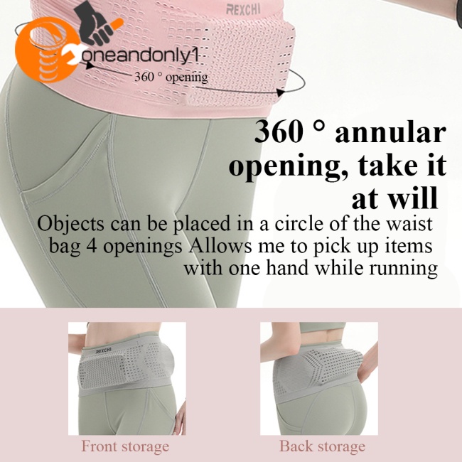 Túi Đựng Điện Thoại Đeo Hông Chống Trượt Cỡ Lớn Thoáng Khí Cho Nam Nữ