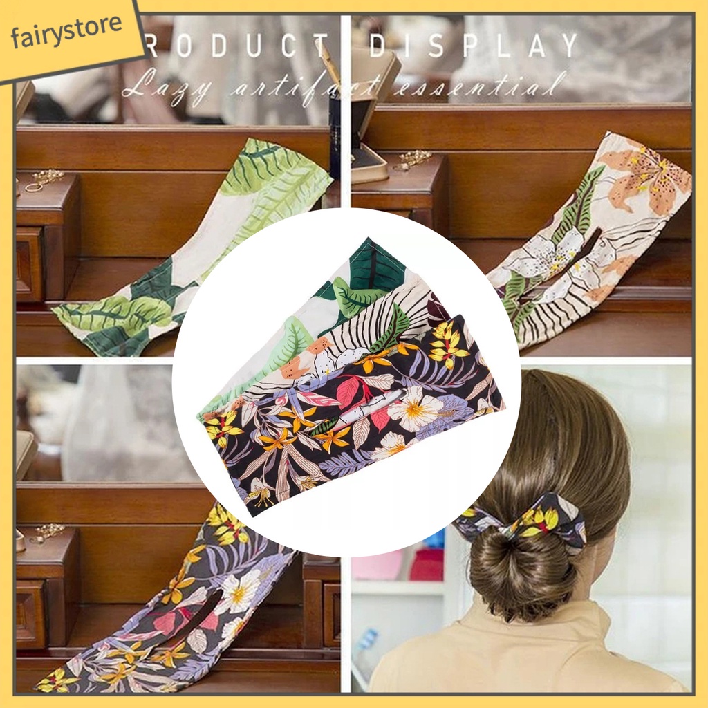 Kẹp Uốn Tóc Cotton Phong Cách Pháp Tiện Dụng