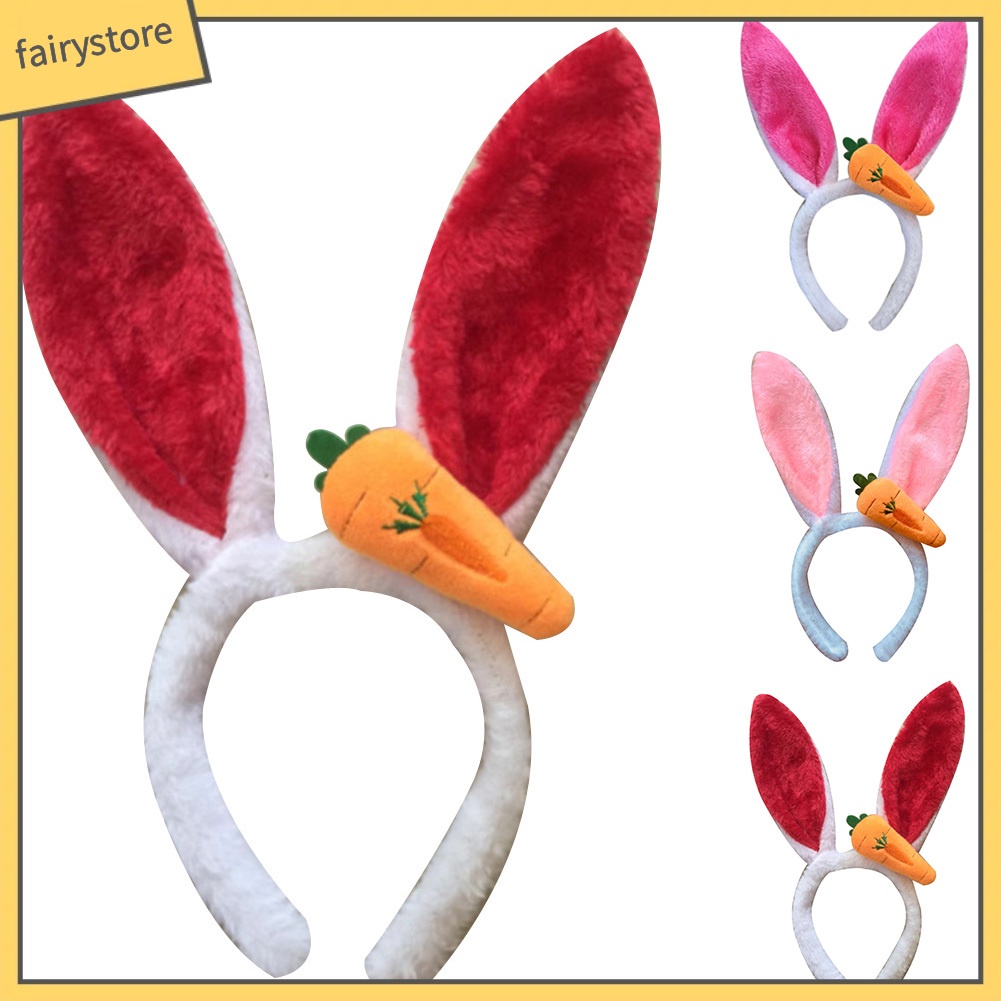 Băng Đô Cài Tóc Tai Thỏ Dễ Thương Cho Bé