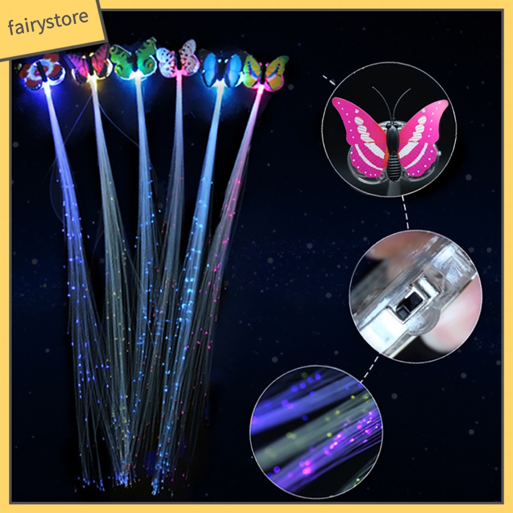 Kẹp Tóc Bướm Có Đèn LED Phát Sáng Độc Đáo