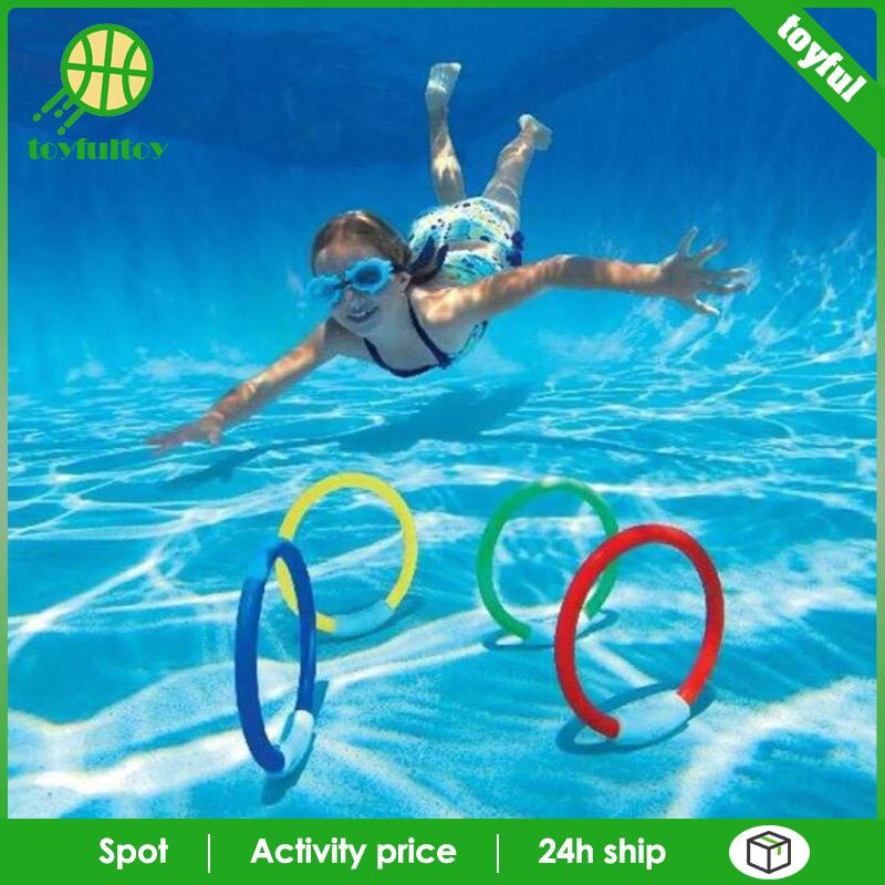 Set 4 Vòng Đồ Chơi Lặn Dưới Nước Dành Cho Trẻ Em