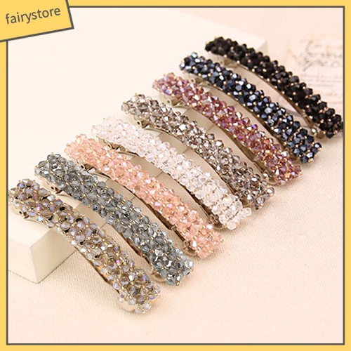 Kẹp Tóc Đính Pha Lê Lấp Lánh Thời Trang Cho Nữ