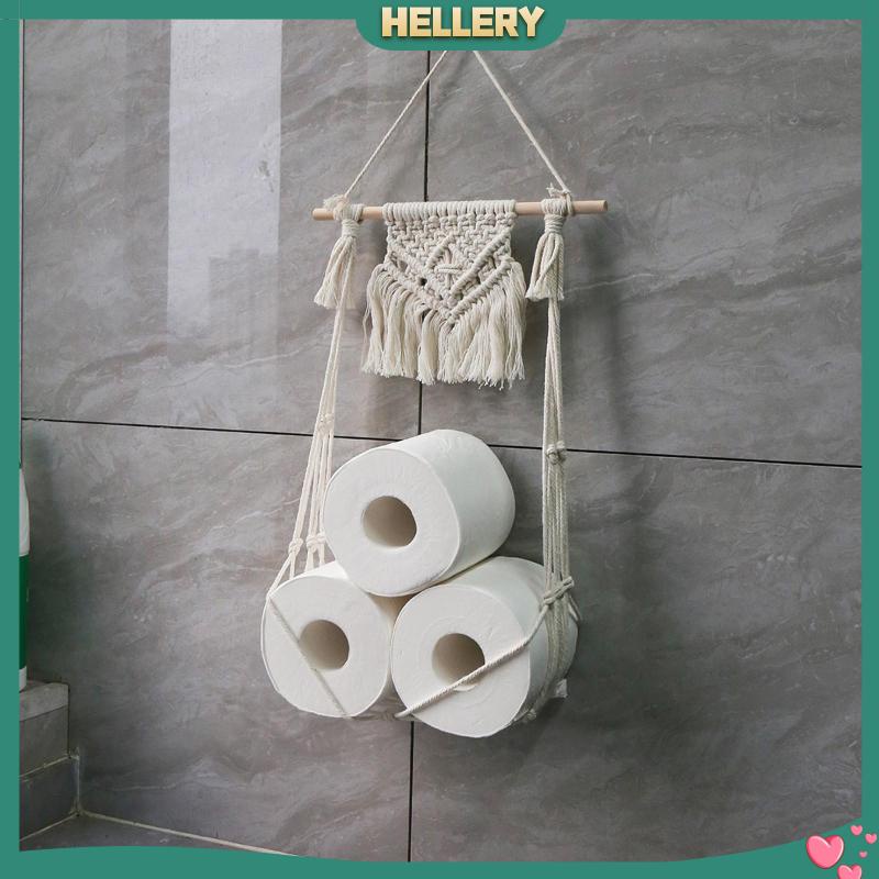 Giá Đỡ Cuộn Giấy Vệ Sinh Bằng Vải Dệt Thủ Công Tiện Dụng