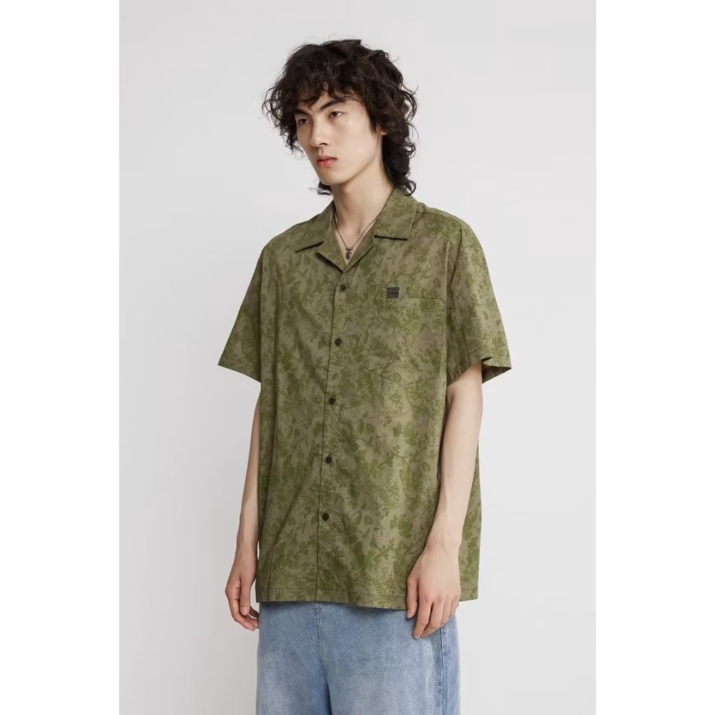 Áo Sơ Mi Ngắn Tay In Họa Tiết Sáng Tạo Theo Phong Cách Mùa Hè Nhật Bản Dành Cho Nam