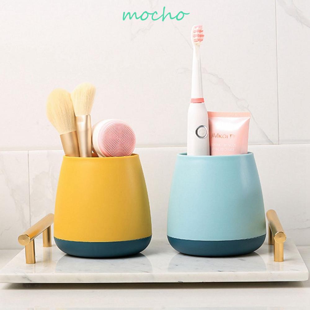 Giá Đỡ Bàn Chải Đánh Răng / Cọ Trang Điểm Gắn Tường Không Cần Đục