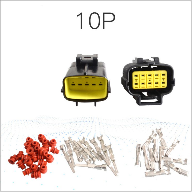 Bộ Đầu Nối Dây Điện Chống Nước 1 / 2 / 3 / 4 / 6 / 8 / 10 / 12 Chân Cho Xe Hơi  xe máy