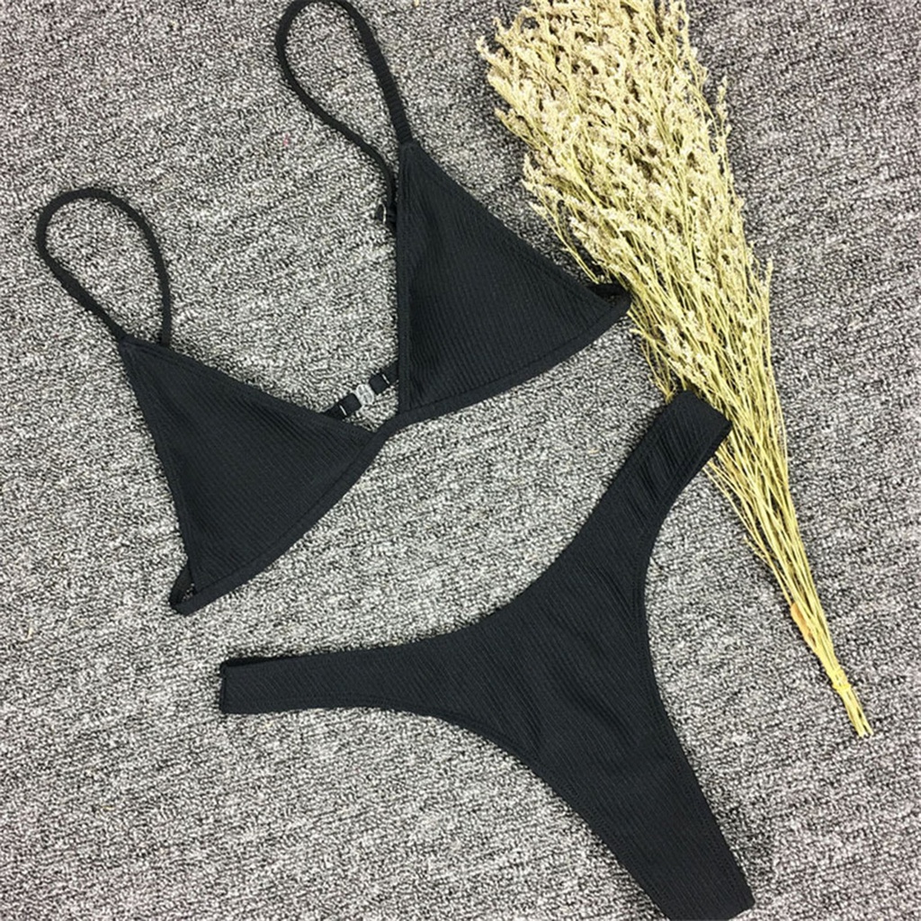 Set Bikini 2 Mảnh Hở Lưng Quyến Rũ Cho Nữ