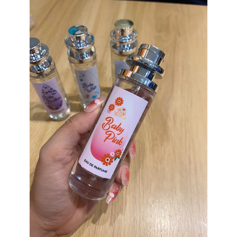 Nước Hoa Thái Lan Hương Phấn xịt thơm body mist Em Bé, Hương xả vải BaBy 30ml