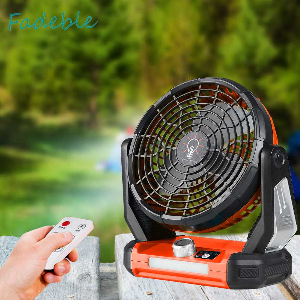 Quạt Điện 5200mAh Có Thể Sạc Lại Bằng Cổng USB Dùng Nướng BBQ Tiện Dụng