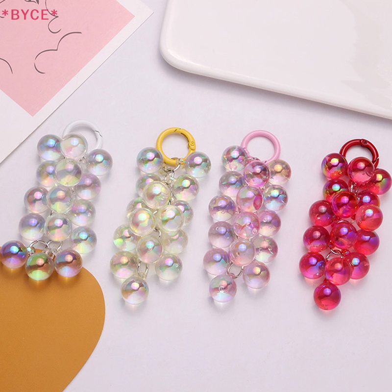 Móc Chìa Khóa Xe Hơi Chuỗi Hạt Nhiều Màu Sắc Thời Trang Mới