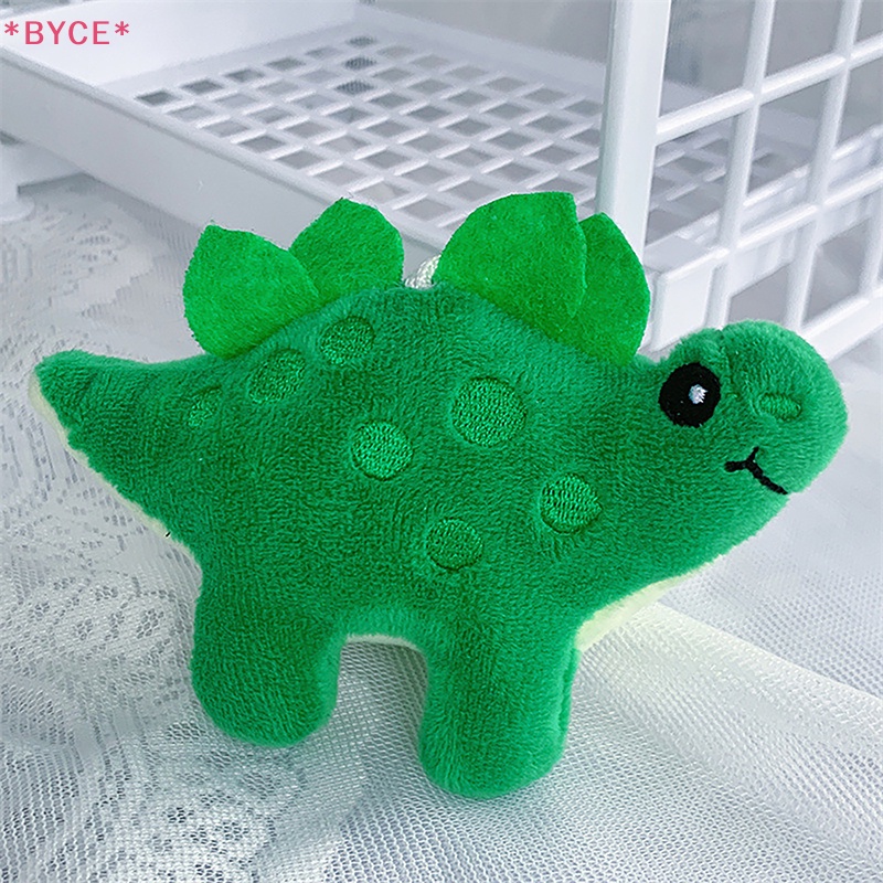 Móc Khóa Khủng Long Nhồi Bông 12cm Màu Xanh Lá Dễ Thương Mới