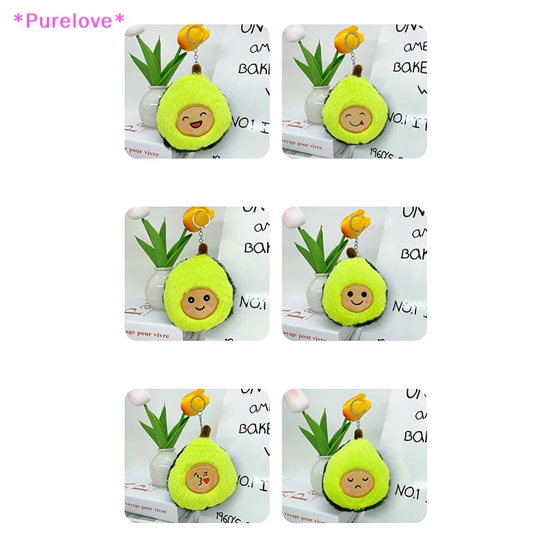 Móc Khóa Hình Quả Bơ Nhồi Bông Đáng Yêu Thời Trang 2023 Mới