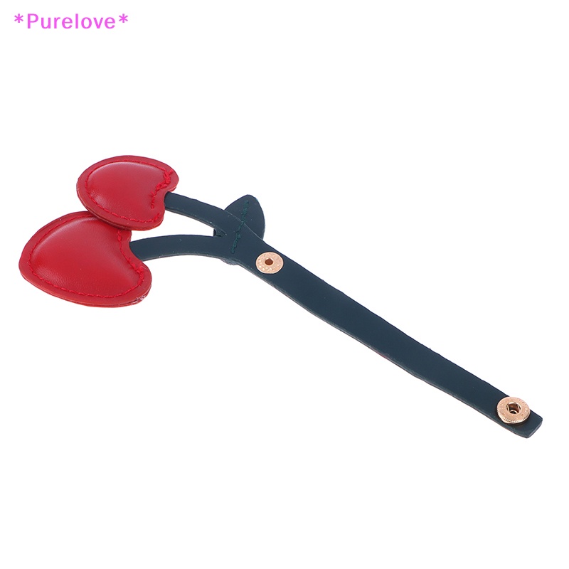 Móc Khóa Da Hình Trái cherry Xinh Xắn Mới