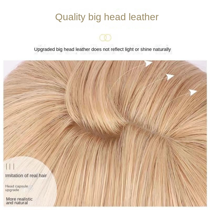 Bộ Tóc Giả Dài Xoăn Gợn Sóng Màu Xám Nâu Hồng Phong Cách lolita