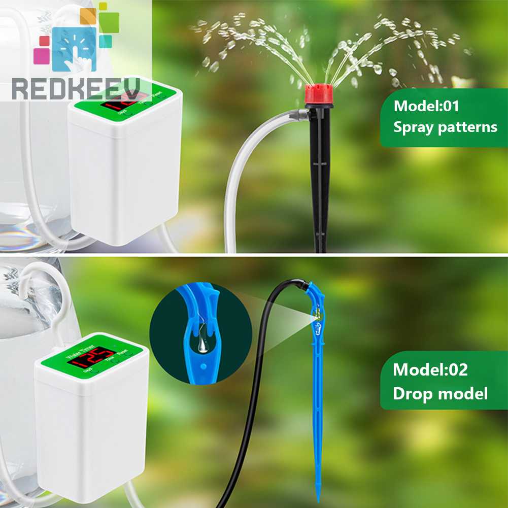 Bộ Dụng Cụ Tưới Cây Hẹn Giờ Sạc USB Tiện Dụng