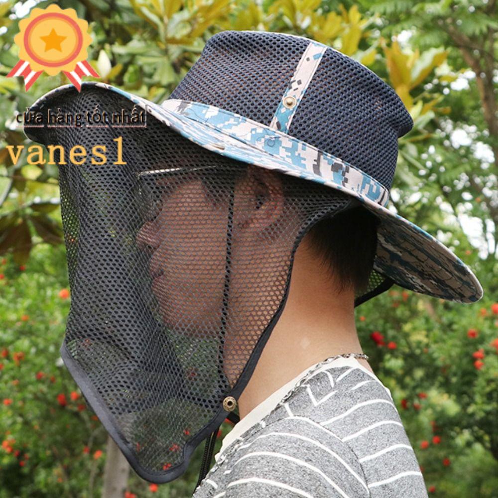 Mũ Câu Cá Che Phủ Cổ Chống Tia UV Thoáng Khí Hiệu VANES1
