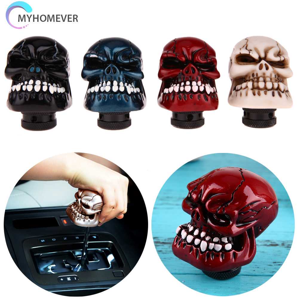 Núm Gạt Cần Số Xe Hơi Hình Đầu Lâu Thời Trang