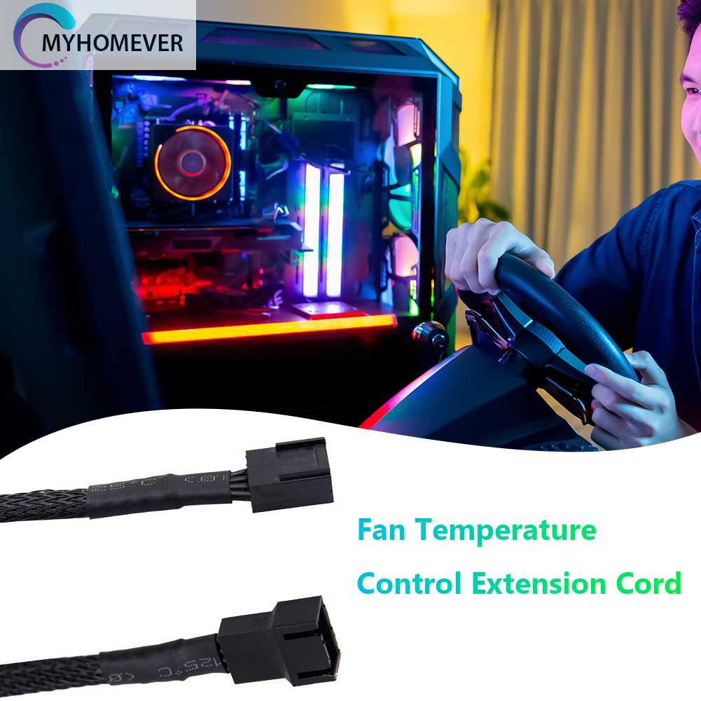 Cáp Nối Dài Quạt Tản Nhiệt CPU Máy Tính PC / Vỏ Sò 30cm 4 Pin