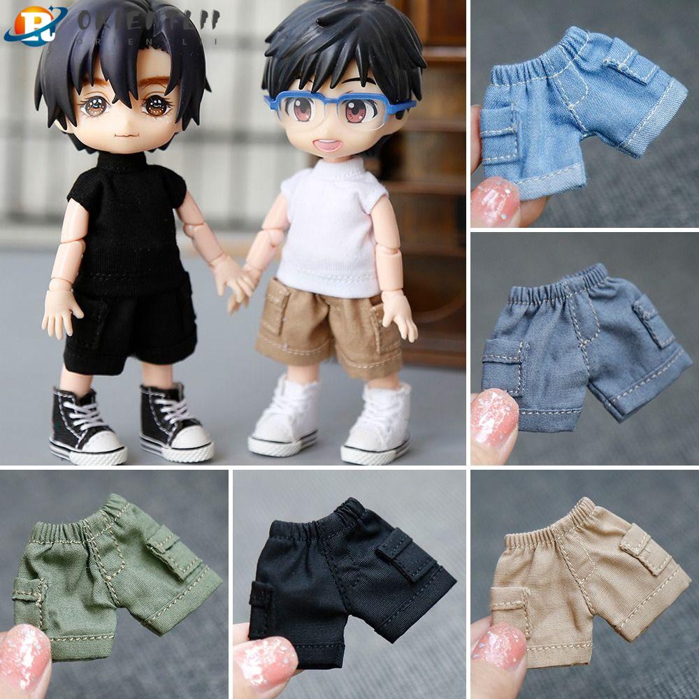 Quần Short Có Túi Cho Búp Bê Tỉ Lệ 1 / 12 1 / 11 Ob11