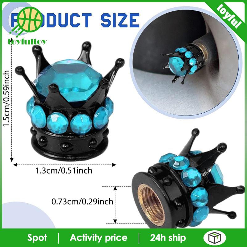 Set 4 Vỏ Bọc Lốp Xe Đạp SUV Hình Vương Miện