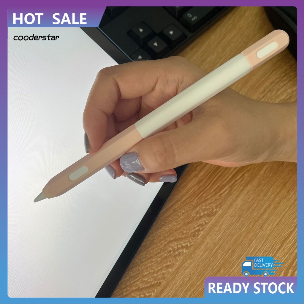 Vỏ Bảo Vệ Bút Cảm Ứng Màu Tương Phản Trọng Lượng Nhẹ Chống Bụi Bẩn Cho Apple Pencil Thế Hệ 1