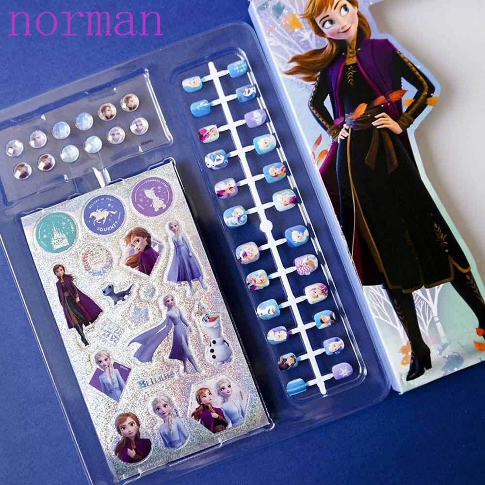 Bộ Phụ Kiện Trang Trí Móng Nghệ Thuật Tự Dính Dễ Thương Cho Bé Gái