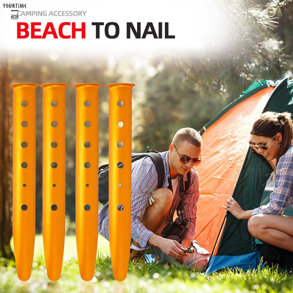 Chốt Cắm Lều Hình Chữ U Bằng Hợp Kim Nhôm Chống Rỉ