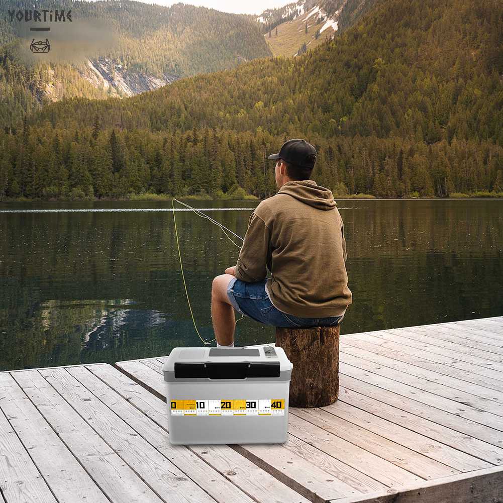 Bộ 2 Thước Đo Lường 65cm Gắn Mồi Câu Cá Chuyên Dụng