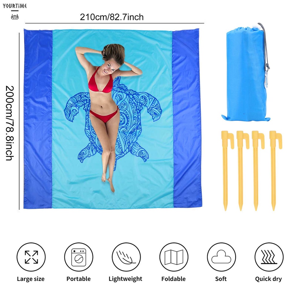 Thảm Cắm Trại Gấp Gọn Khối Lượng Nhẹ Và Nhẹ Cho Trẻ Em