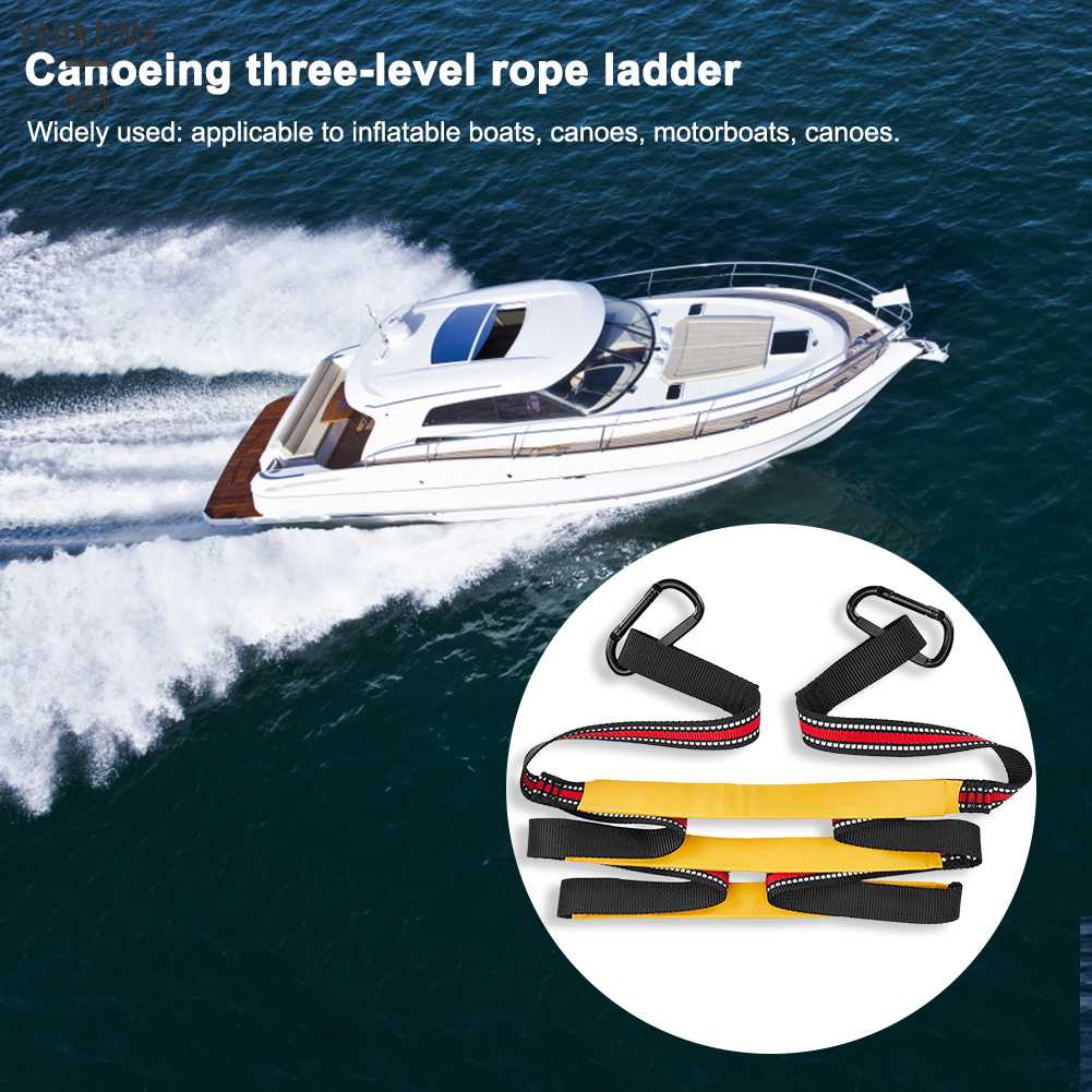 Thang Dây 3 Bậc Tiện Lợi Cho Thuyền Kayak Bơm Hơi