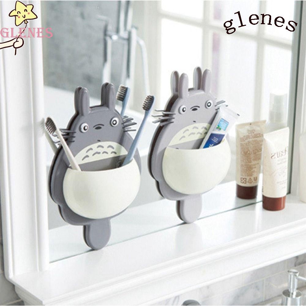 1 Giá Đỡ Bàn Chải Đánh Răng Hút Chân Không Hình Totoro Dễ Thương