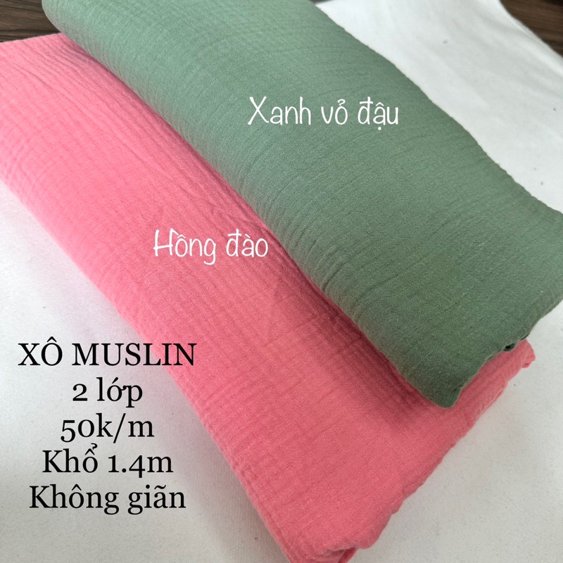 Vải Đũi Xước  - Đũi Xô cotton may quần áo sơ mi-Váy,Bộ Đồ