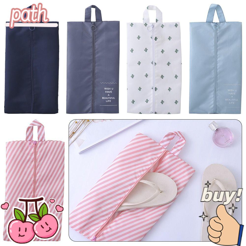 Túi Đựng Giày Có Khóa Kéo Gấp Gọn Tiết Kiệm Không Gian Tiện Dụng