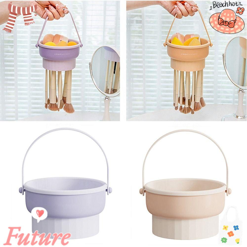 Giỏ Đựng Dụng Cụ Trang Điểm Có Móc Treo Tiện Dụng