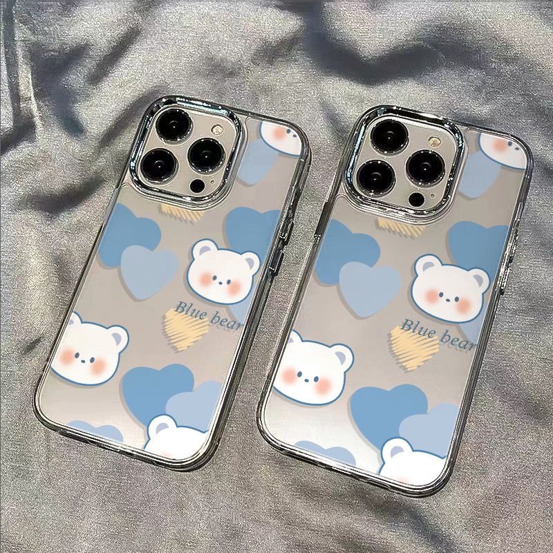 ✅Ốp Điện Thoại Mềm Chống Sốc In Hình Gấu Cho Iphone 11 8 Plus 14 Pro Max 12 713 P6CV