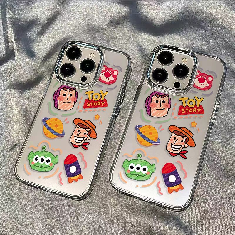 ✅Ốp Điện Thoại Dẻo Họa Tiết Hoạt Hình Toy COYQ Dễ Thương Chống Sốc Cho Iphone12 Apple 8 13 7 11 / 14pro