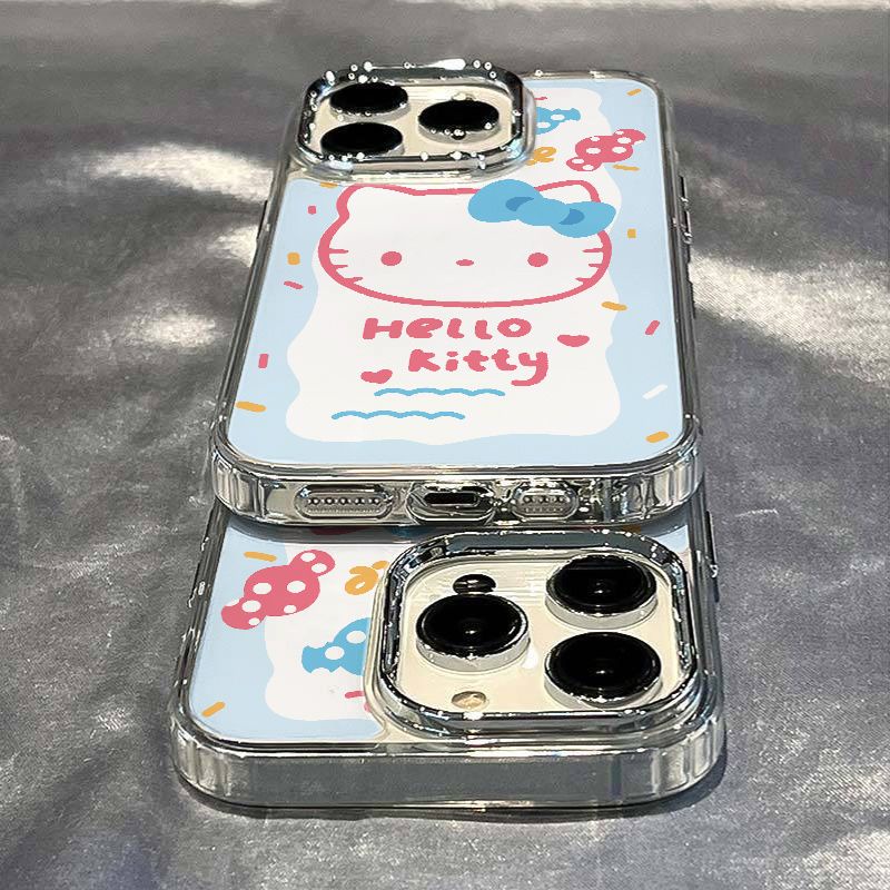 ✅Ốp Điện Thoại Mềm Chống Sốc In Hình Hello Kitty Cho Iphone 14pro8max / Apple plus13ins Style 7 iPhone1211 OD1M