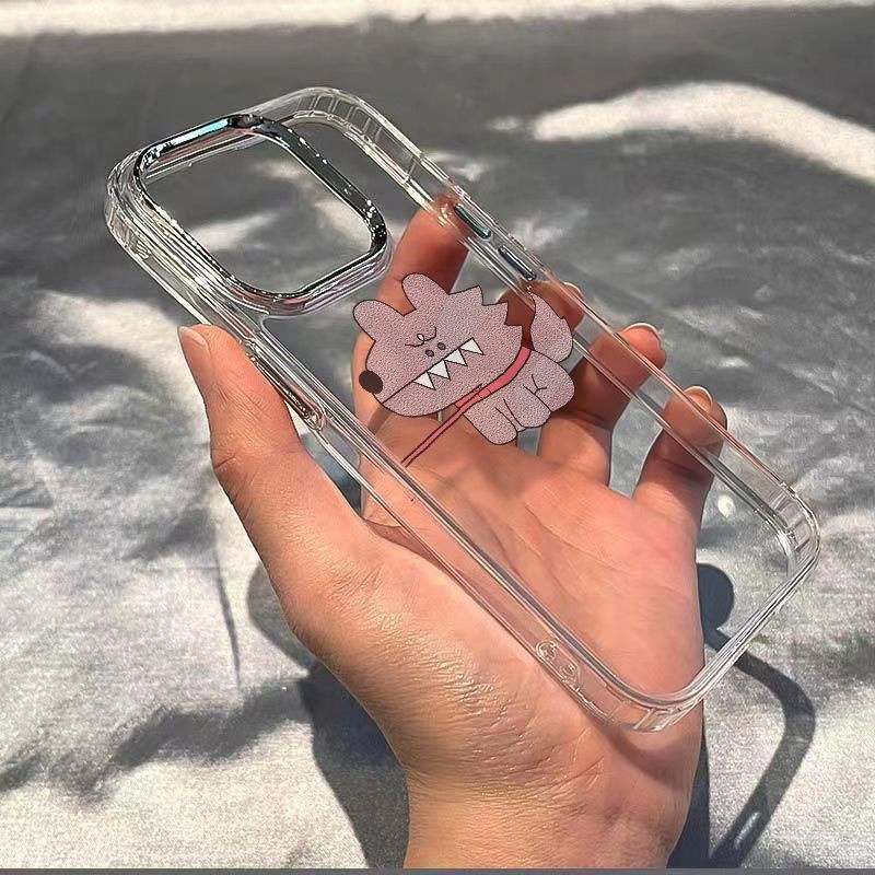 ✅Ốp Điện Thoại Mềm Chống Sốc In Hình Sói Xám Cho Iphone 14Pro13In plus11 12Xs7 8max