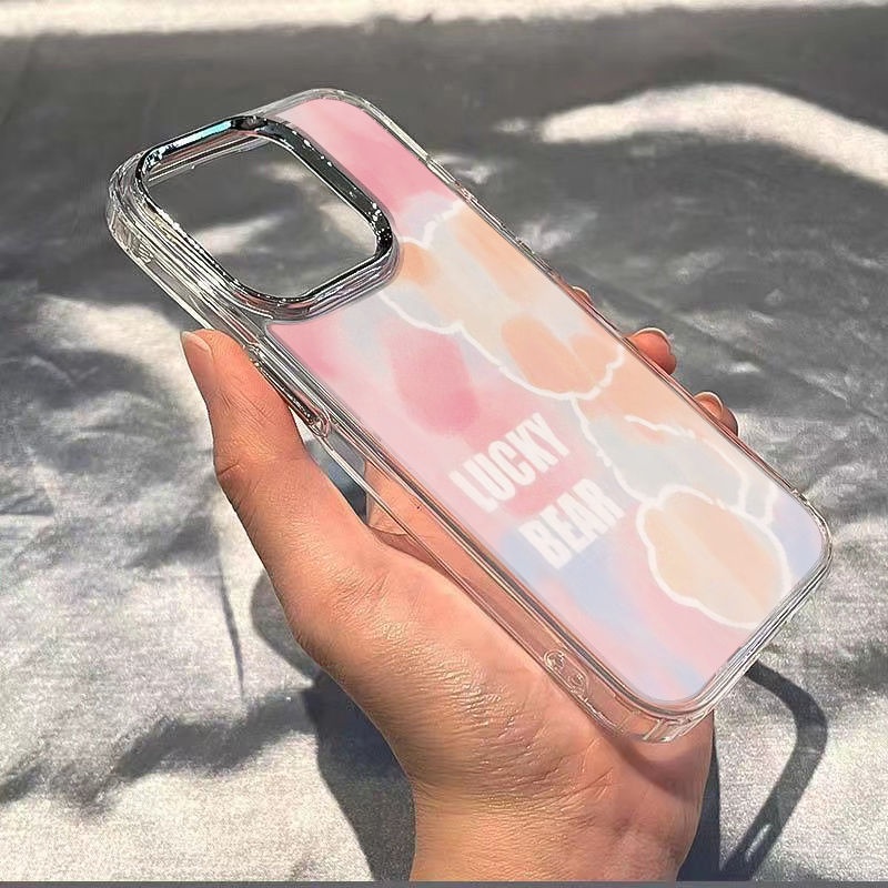 ✅Ốp Điện Thoại Dẻo In Hình Gấu Và Chữ Tiếng Anh Đơn Giản Chống Sốc Cho Iphone Xsmax 711 14pro 12138 P2LE