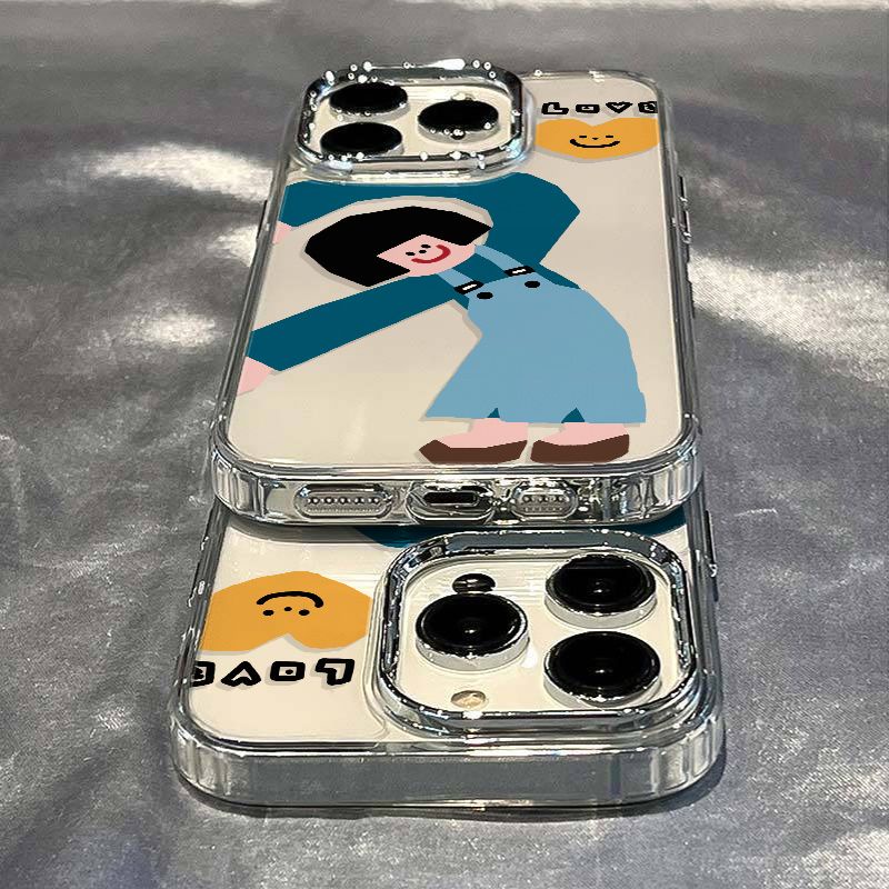 ✅Ốp Điện Thoại Mềm Chống Sốc Họa Tiết Đơn Giản Cho Iphone 8 12 713 14promax plus11 O8KR