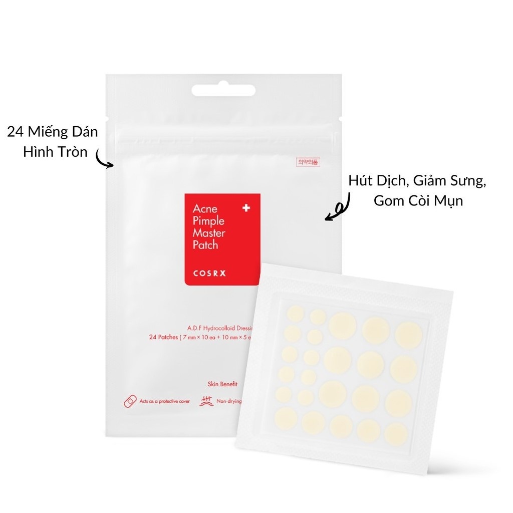Miếng dán mụn Cosrx Acne/Clear Gói