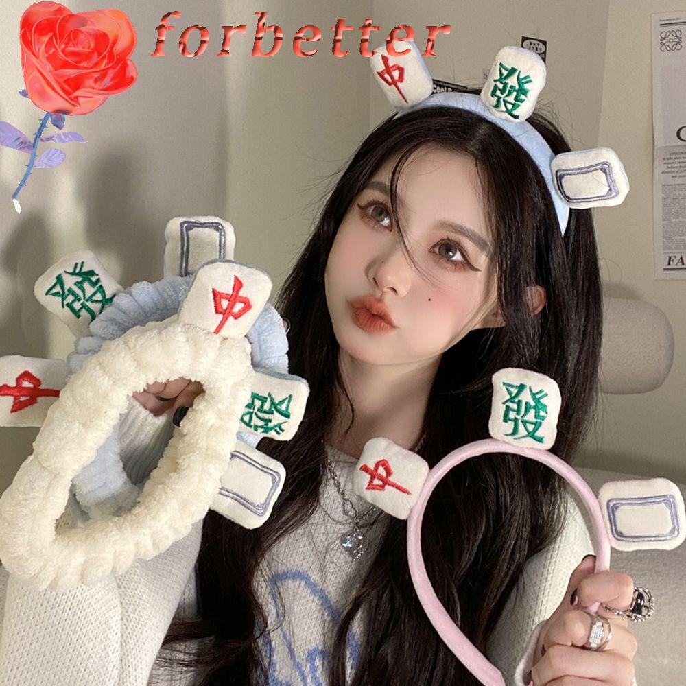 Băng Đô Cài Tóc Bản Rộng Không Trượt In Họa Tiết Vui Nhộn Thời Trang Thu Đông Cho Nữ