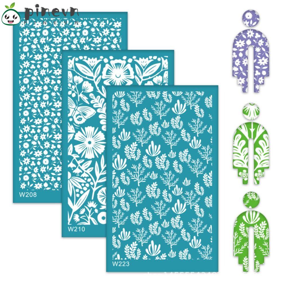 PINEVN Bộ 2 Bông Tai Đất Sét Polymer Mềm Mại In Họa Tiết Sọc Cầu Vồng Dùng Làm Khuyên Tai / Trang Trí Đồ Thủ Công