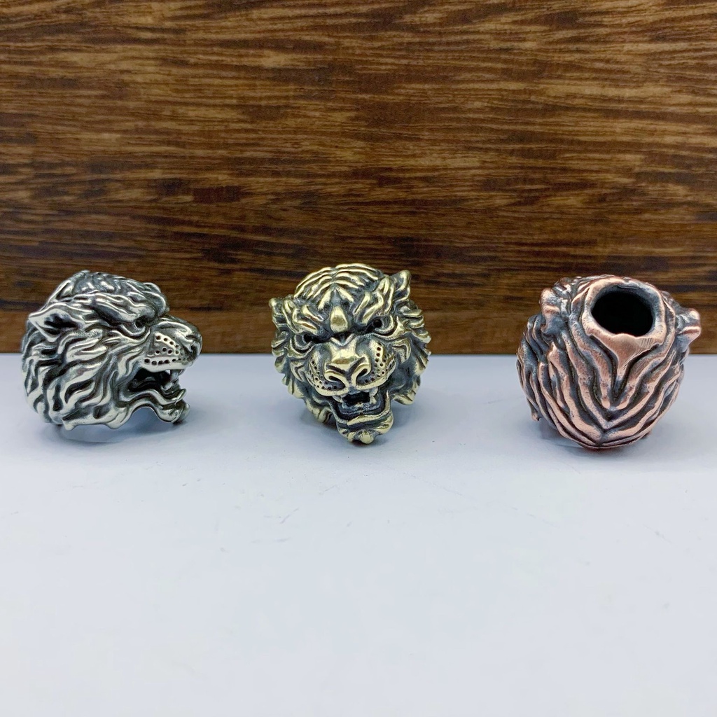 Phụ Kiện Dây Treo Trang Trí Hình Con Hổ Bằng Đồng Phong Cách Trung Hoa