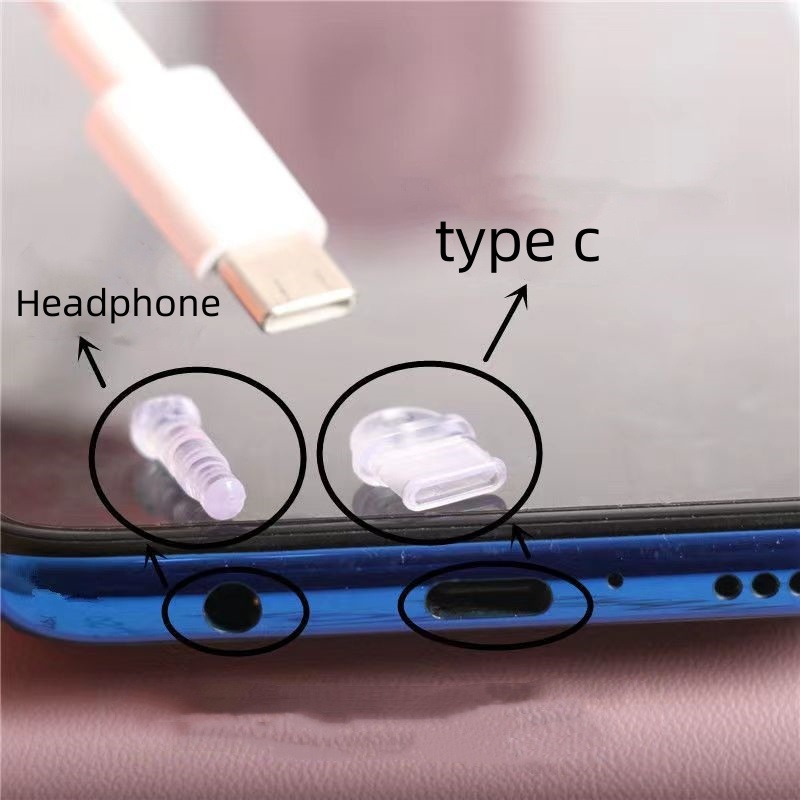 Nút Bịt Chống Bụi Cho Cổng Sạc Điện Thoại Di Động diy Hình Hoa Nhỏ Dễ Thương