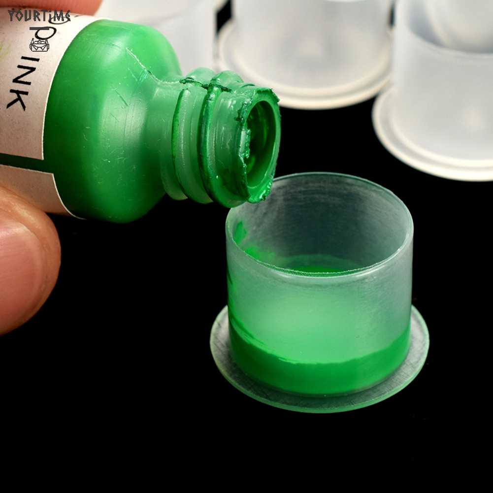 Giá Đỡ Cốc Mực Xăm Bằng Nhựa Trong Suốt Tiện Dụng